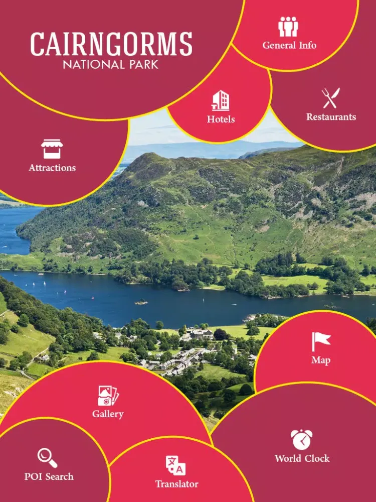 Capturas de tela do Cairngorms National Park iPad 