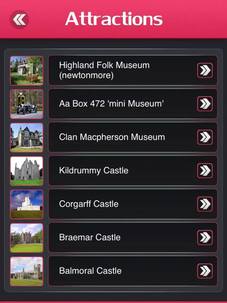Capturas de tela do Cairngorms National Park iPad 