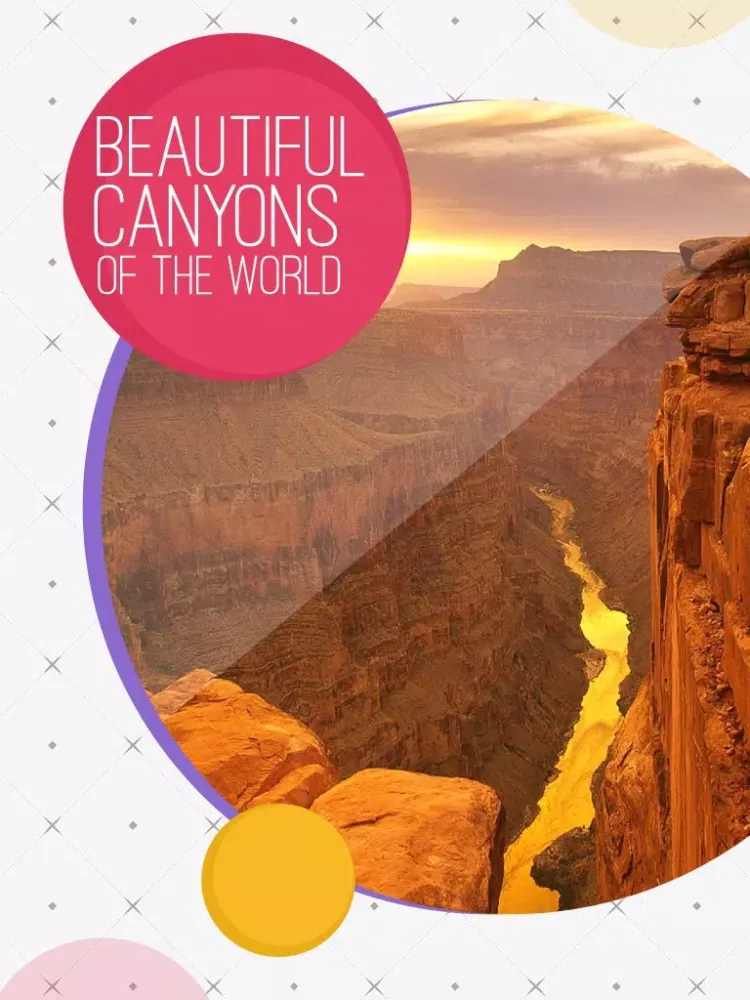 Tangkapan skrin Beautiful Canyons of The World iPad 