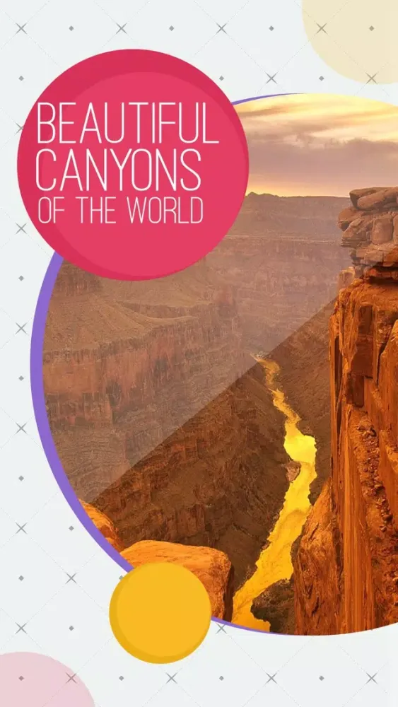 Tangkapan skrin Beautiful Canyons of The World