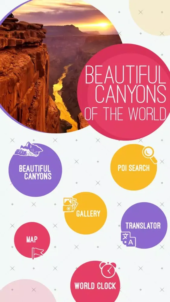 Tangkapan skrin Beautiful Canyons of The World