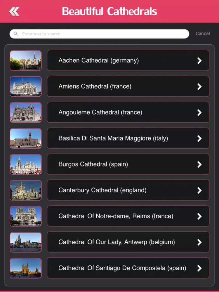 Beautiful Cathedrals In Europe iPad 应用截图