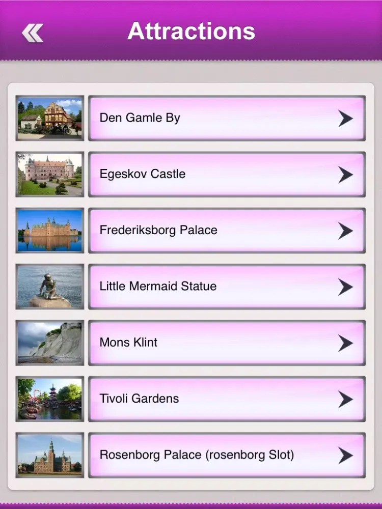 Denmark Tourism iPad  سکرین شاٹس