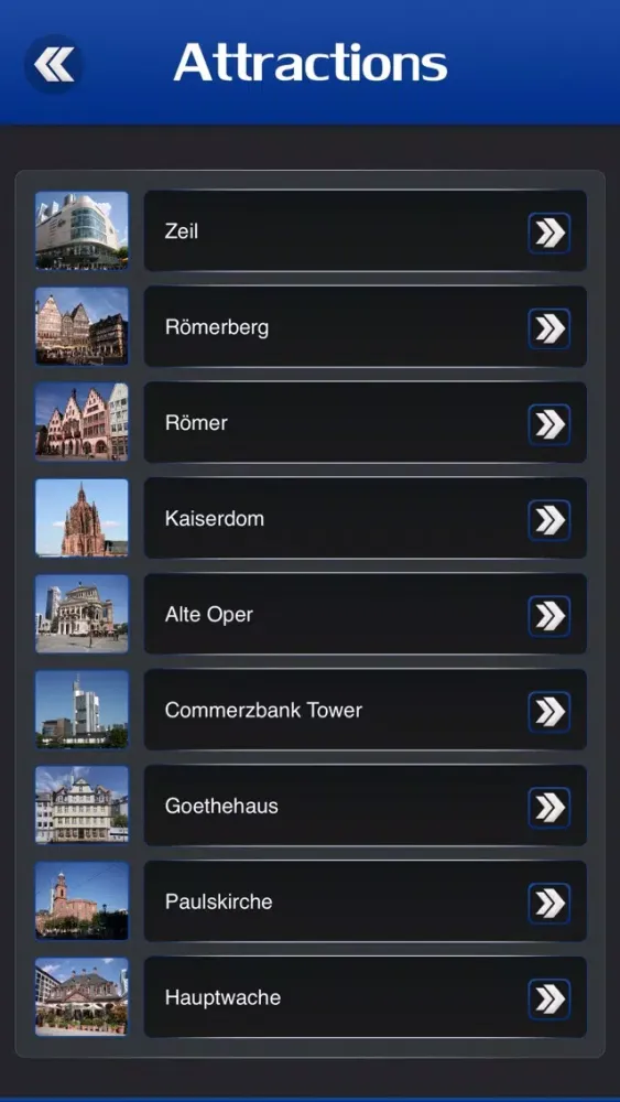 Frankfurt City Guide Ekran Görüntüleri