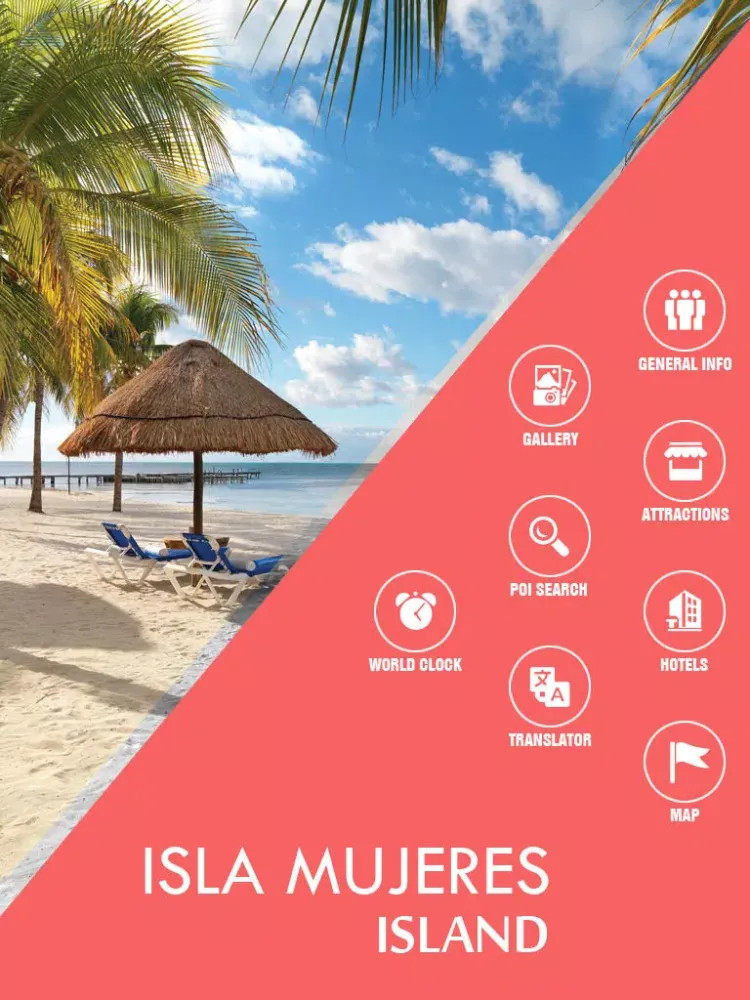 Isla Mujeres Offline Travel Guide iPad  Screenshots