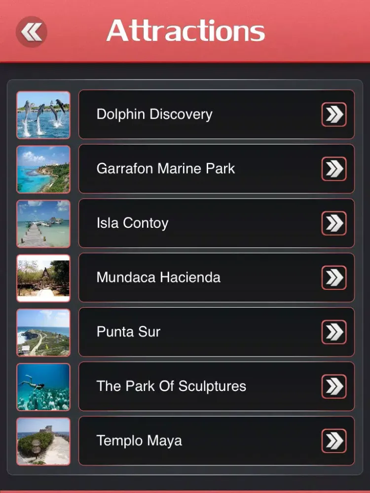 Isla Mujeres Offline Travel Guide iPad  Screenshots