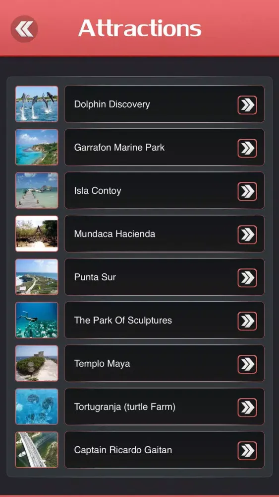 Isla Mujeres Offline Travel Guide Screenshots