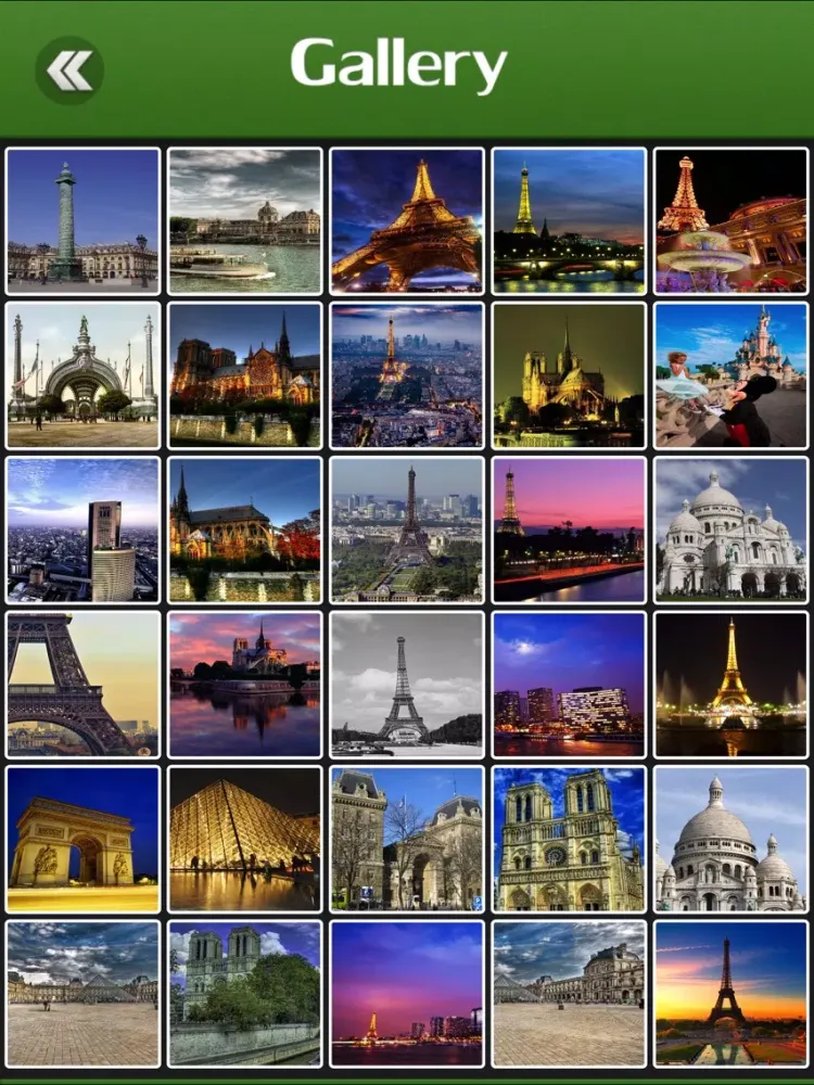 Tangkapan skrin Paris Things To Do iPad 