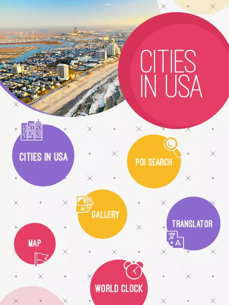 Captures d'écran de Famous Cities in USA iPad 