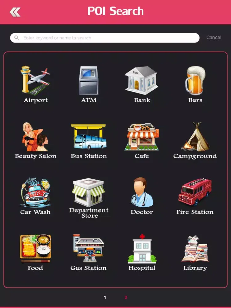 Captures d'écran de Famous Cities in USA iPad 