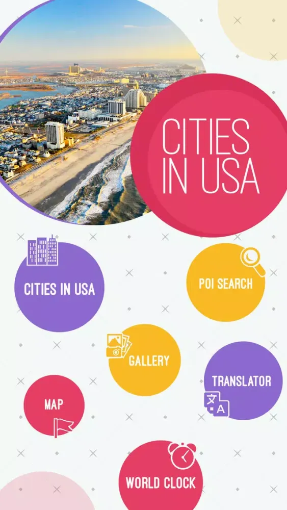 Captures d'écran de Famous Cities in USA