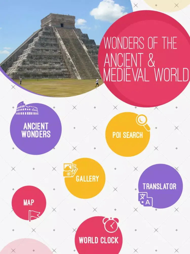 ภาพหน้าจอของ Wonders of The Ancient & Medieval World iPad 