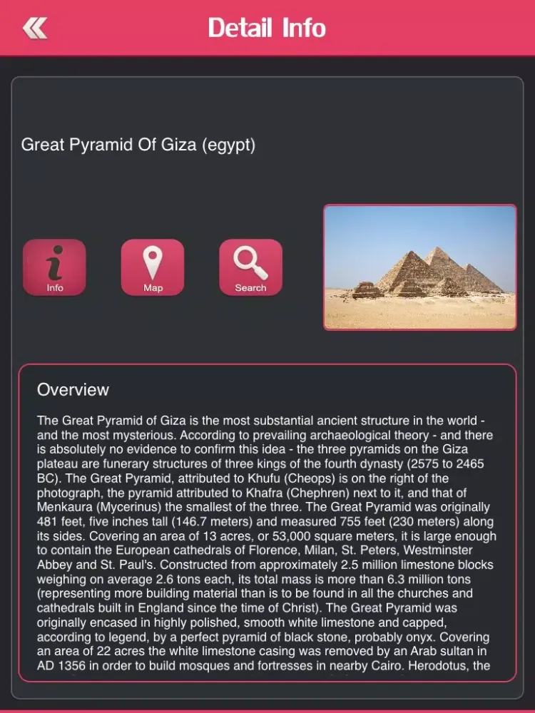ภาพหน้าจอของ Wonders of The Ancient & Medieval World iPad 