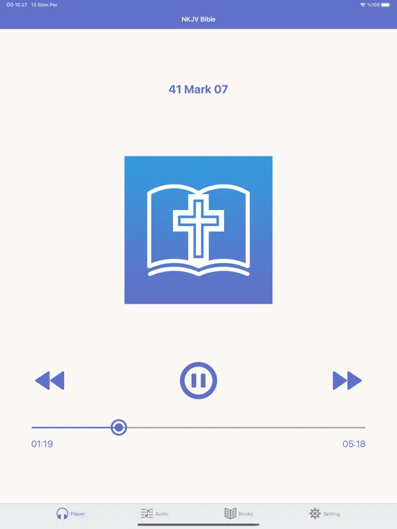 Screenshot di NKJV Bible (Audio & Book) iPad 