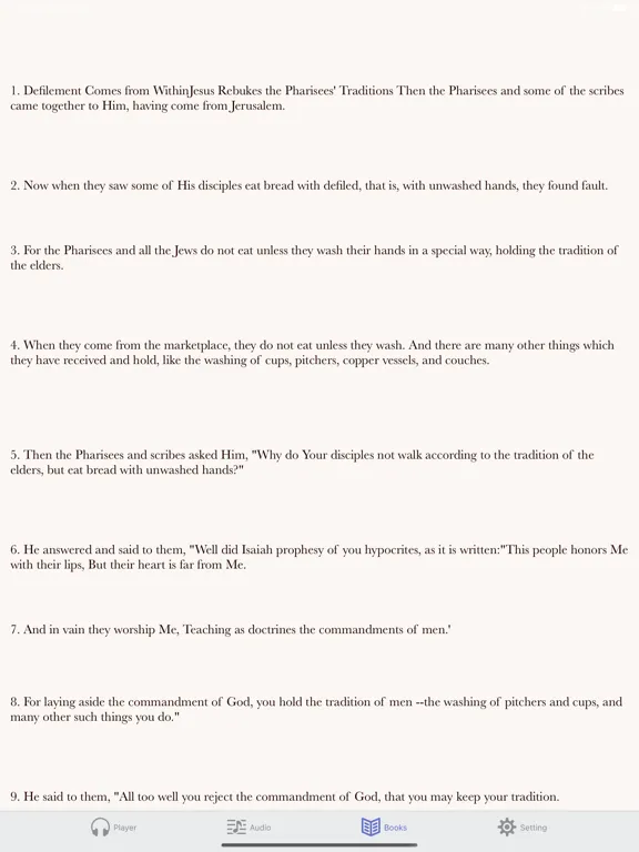 Screenshot di NKJV Bible (Audio & Book) iPad 