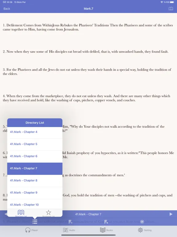 Screenshot di NKJV Bible (Audio & Book) iPad 