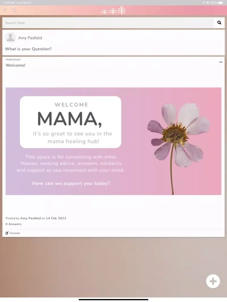 Mama Healing Hub iPad 应用截图