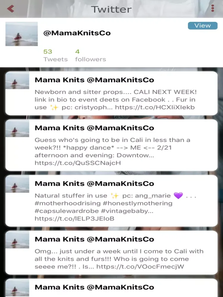Capturas de pantalla de Mama Knits - Photography Props iPad 