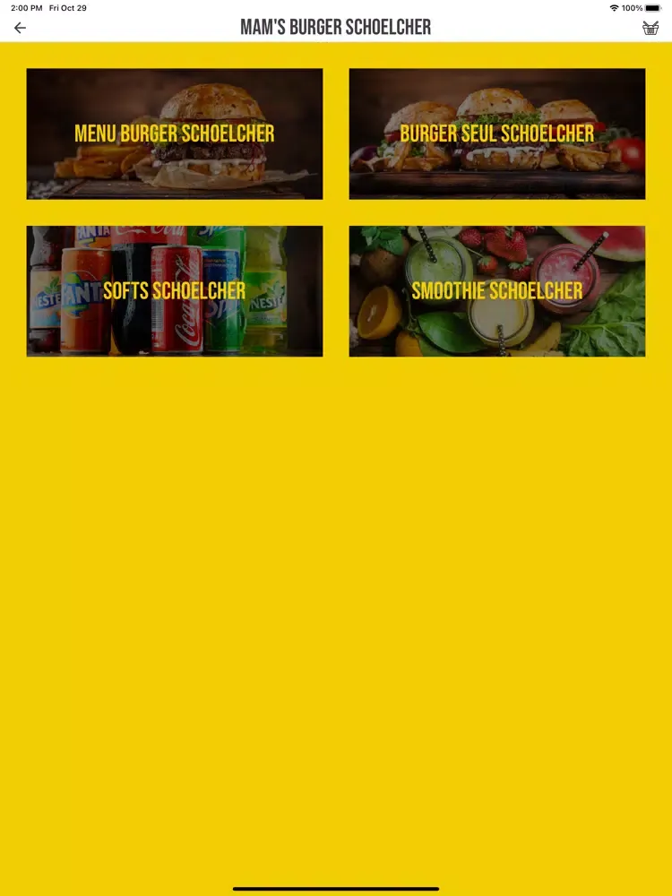 Mama's Burger iPad 应用截图