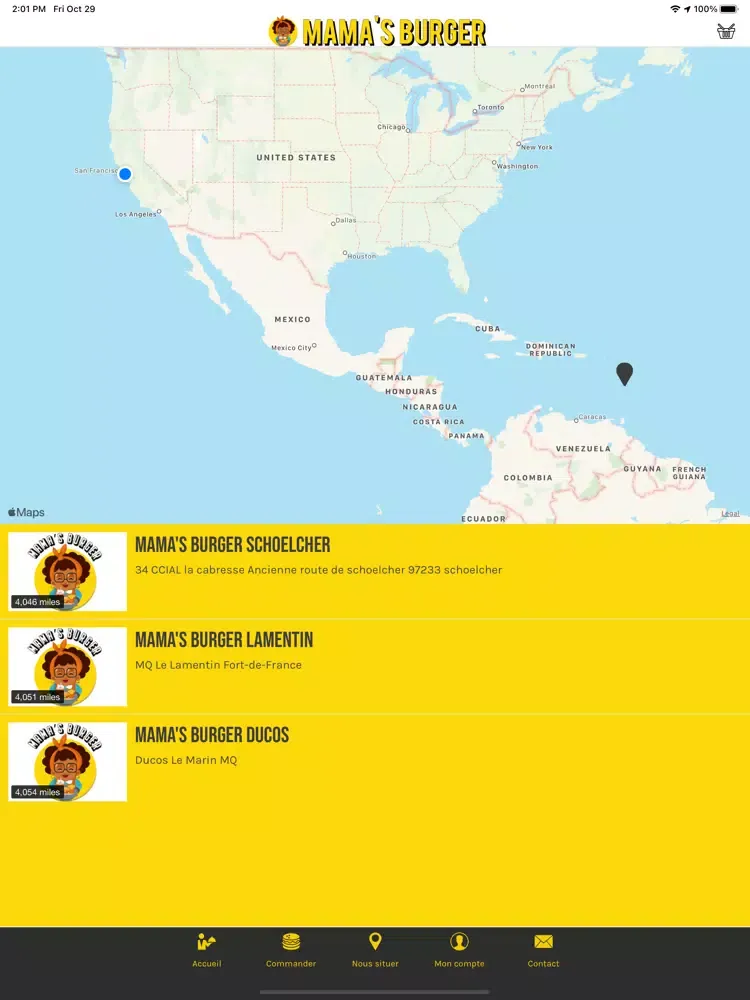 Mama's Burger iPad 应用截图