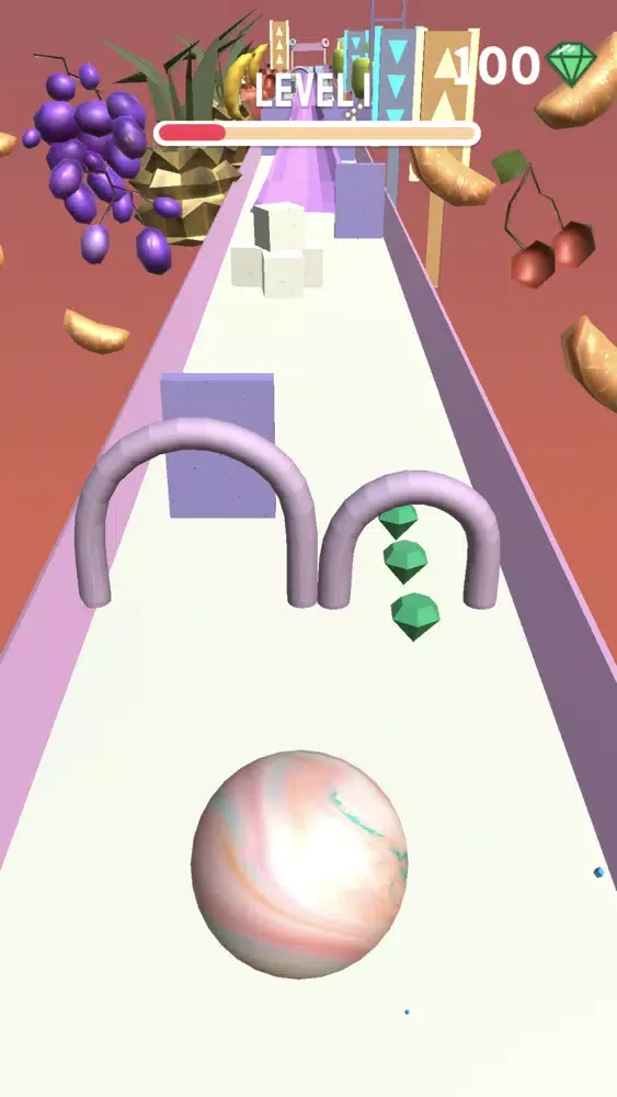 Ảnh chụp màn hình của Jawbreaker: 3D Ball Race