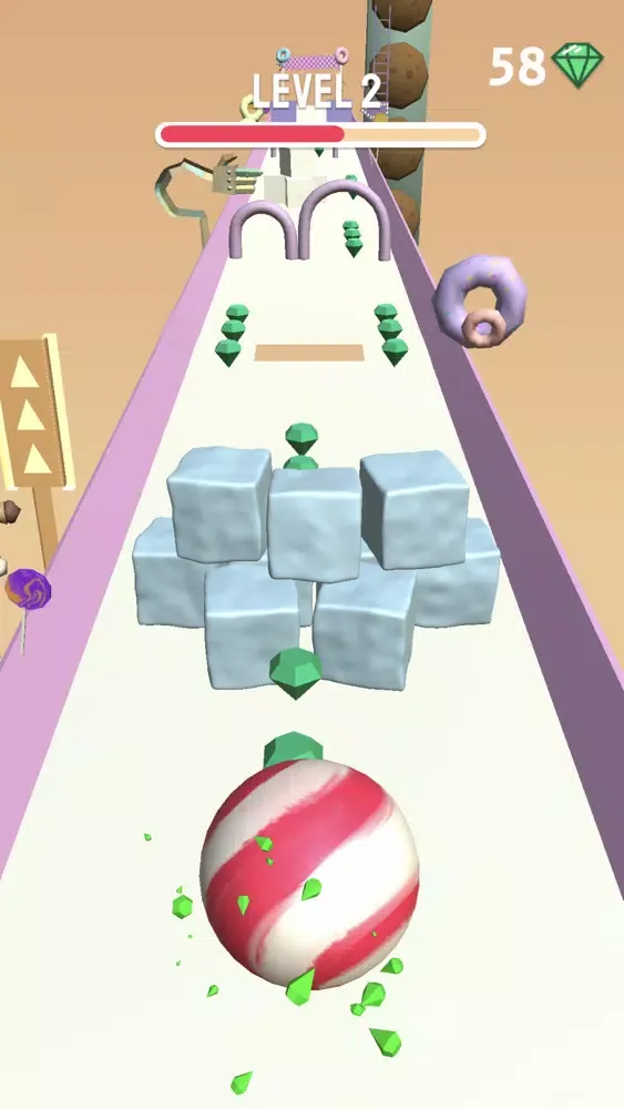 Ảnh chụp màn hình của Jawbreaker: 3D Ball Race