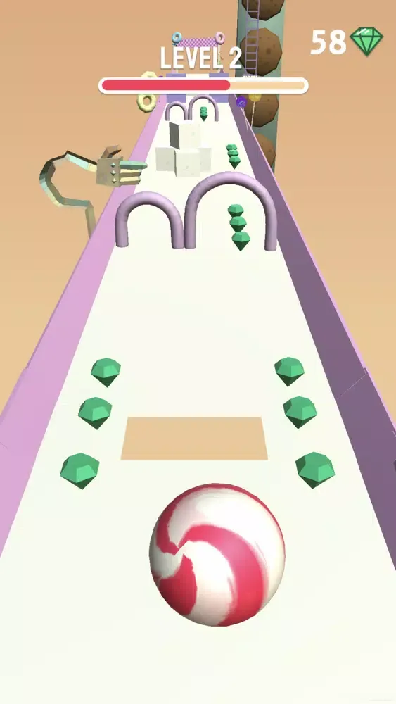 Ảnh chụp màn hình của Jawbreaker: 3D Ball Race