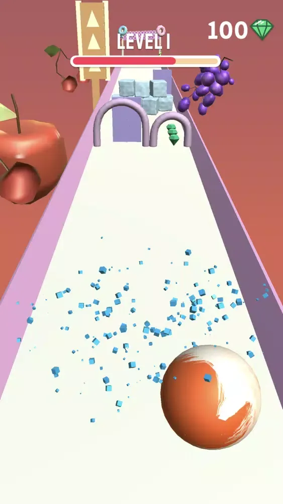 Ảnh chụp màn hình của Jawbreaker: 3D Ball Race
