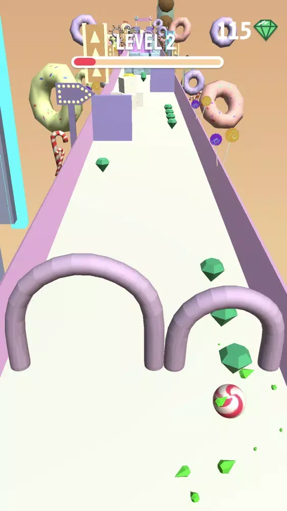 Ảnh chụp màn hình của Jawbreaker: 3D Ball Race