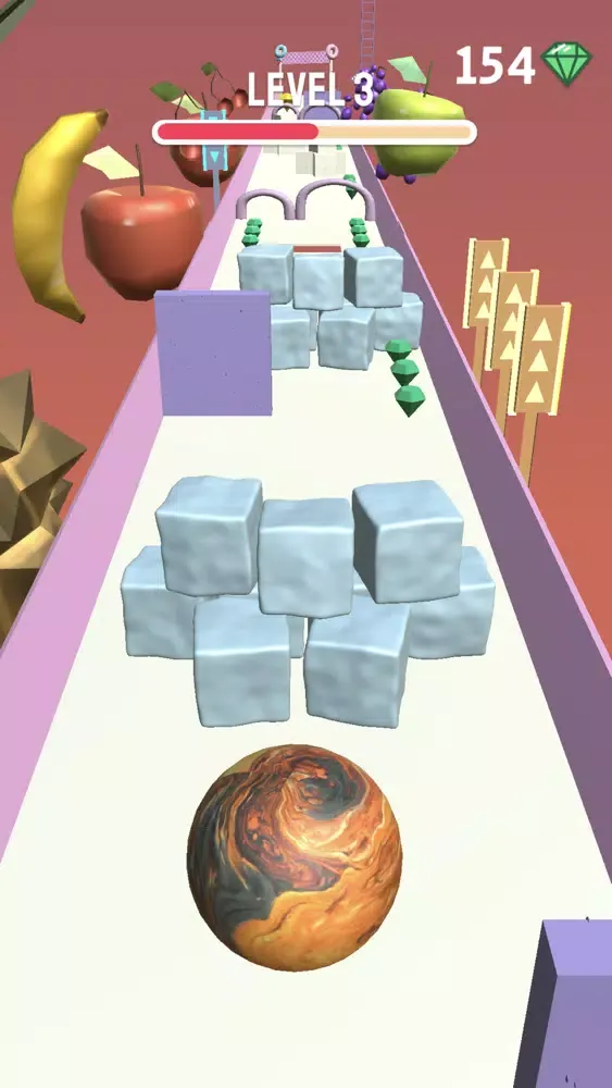 Ảnh chụp màn hình của Jawbreaker: 3D Ball Race