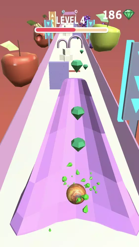 Ảnh chụp màn hình của Jawbreaker: 3D Ball Race