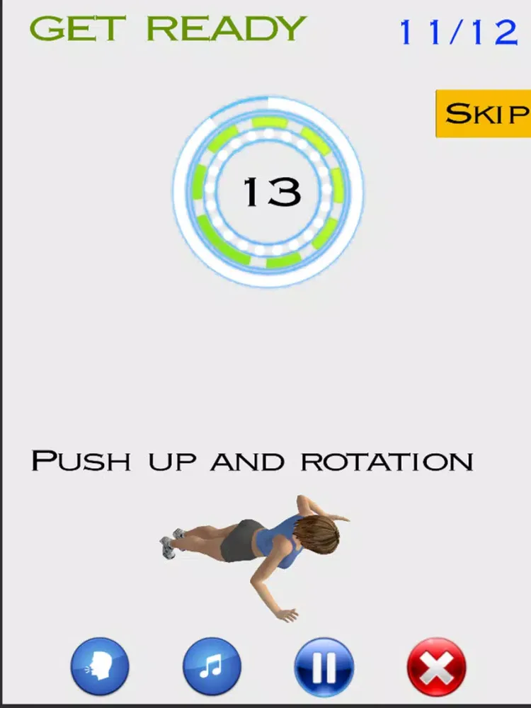 ภาพหน้าจอของ 7 Min Workout by MakeMeFit iPad 