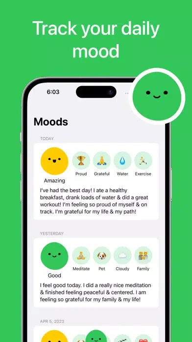 Pebble - Daily Mood Tracker Ekran Görüntüleri