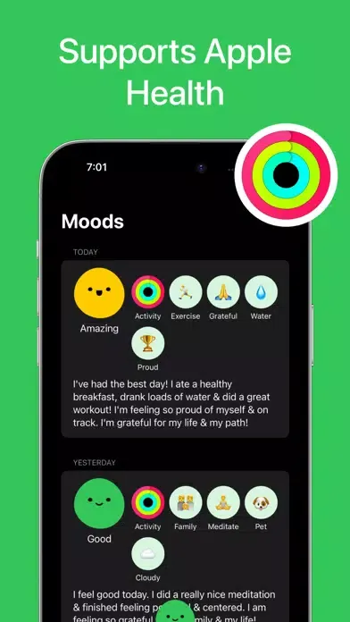 Pebble - Daily Mood Tracker Ekran Görüntüleri
