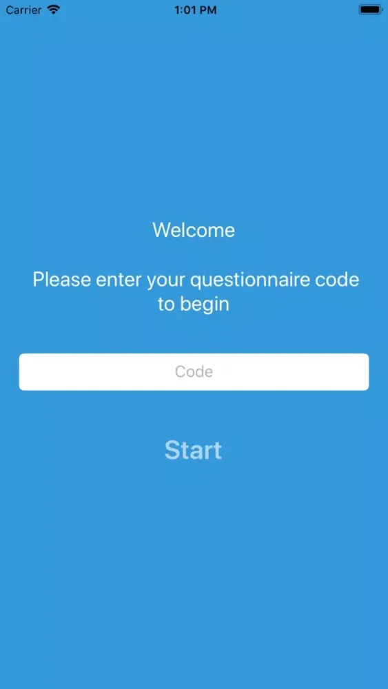 Swift Questionnaire Screenshots