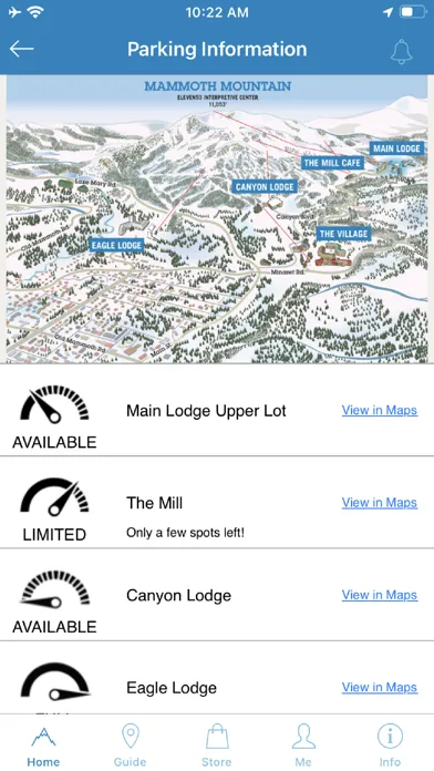 Captures d'écran de Mammoth Mountain