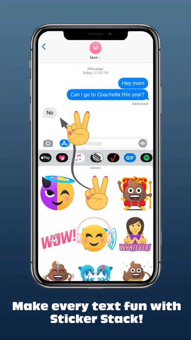 Tangkapan layar StickerStack
