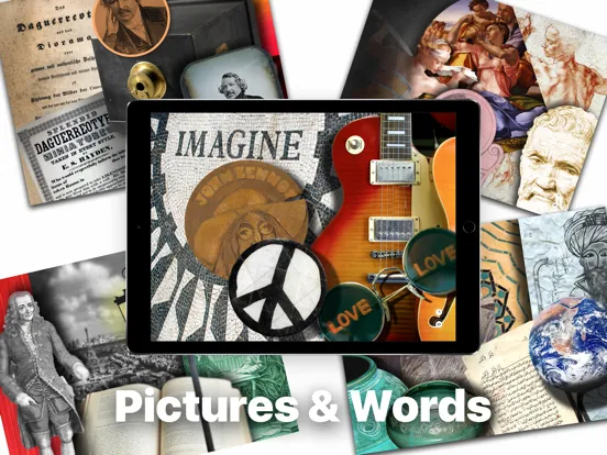 Tangkapan skrin Biography iPad 