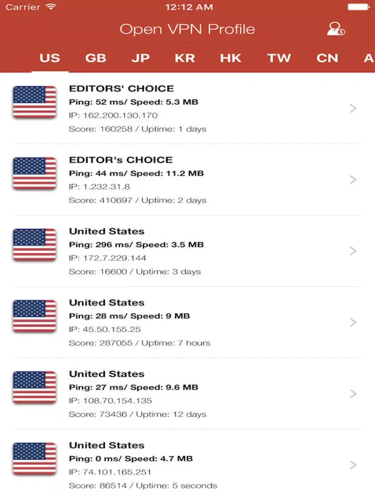 Captures d'écran de VPN KEEPER PRO - VPN for OPEN VPN iPad 