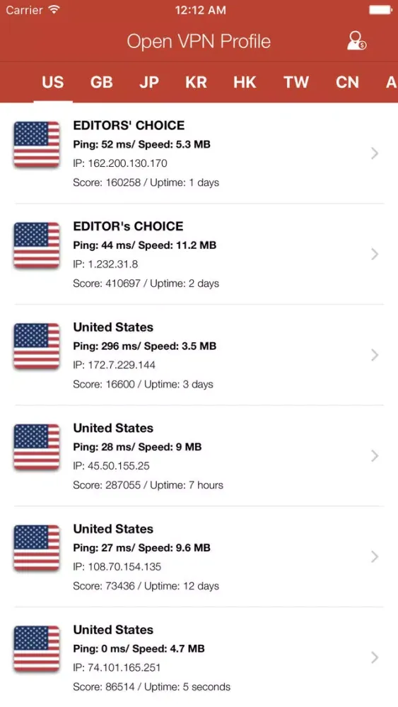 Captures d'écran de VPN KEEPER PRO - VPN for OPEN VPN