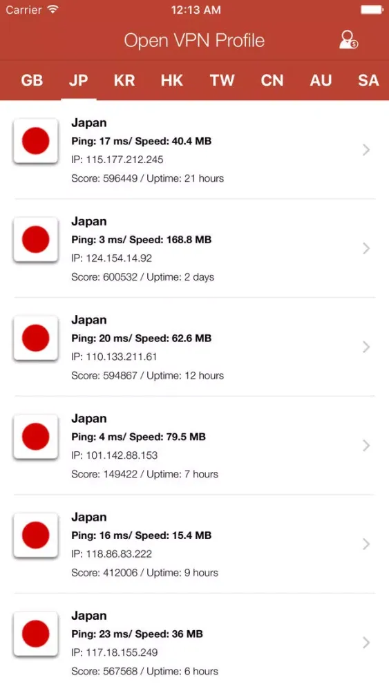 Captures d'écran de VPN KEEPER PRO - VPN for OPEN VPN