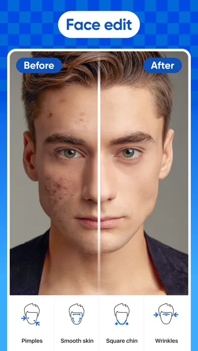 Tangkapan skrin Retouch Men - Body Tune Editor
