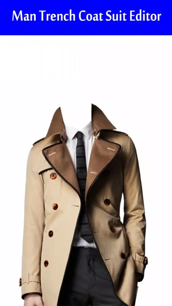 Man Trench Coat Suit Editor应用截图