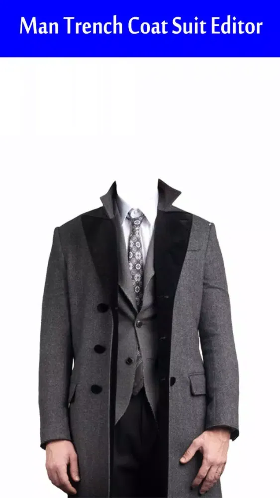 Man Trench Coat Suit Editor应用截图