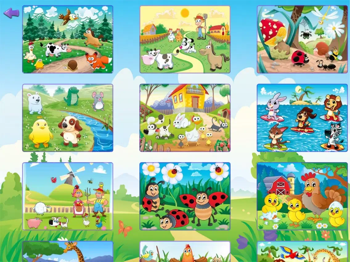 Скриншоты Animals Jigsaw & Tile Puzzle iPad 