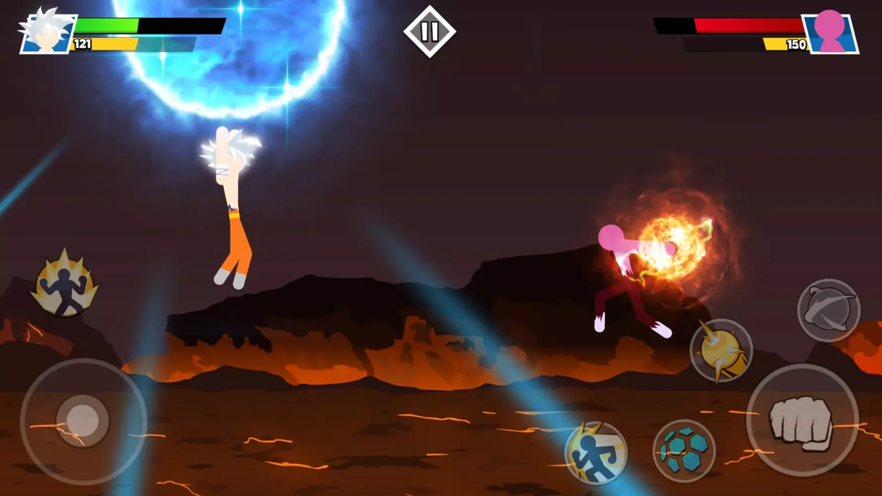 Captures d'écran de Stick Warriors Shadow Fight