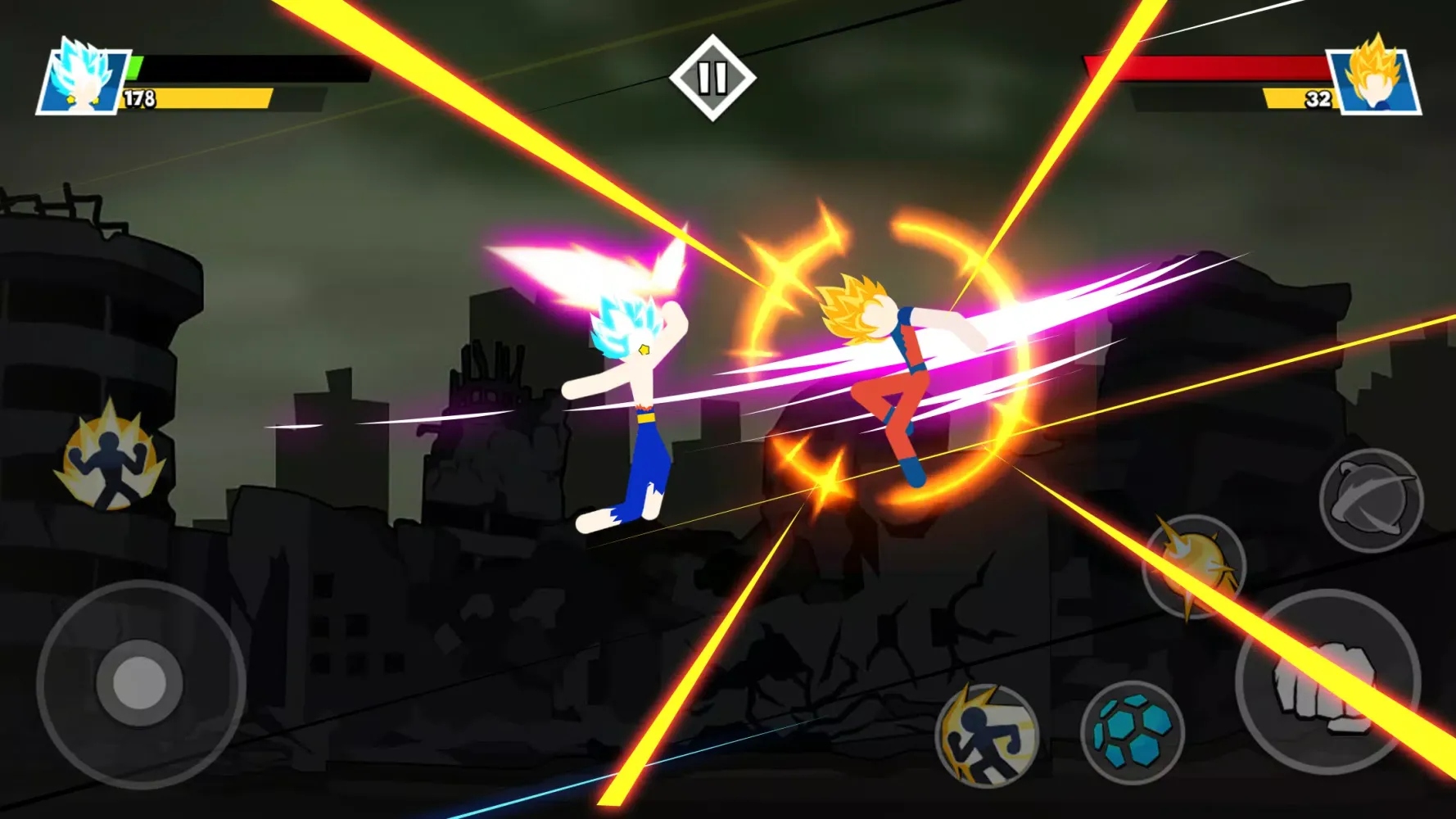 Captures d'écran de Stick Warriors Shadow Fight