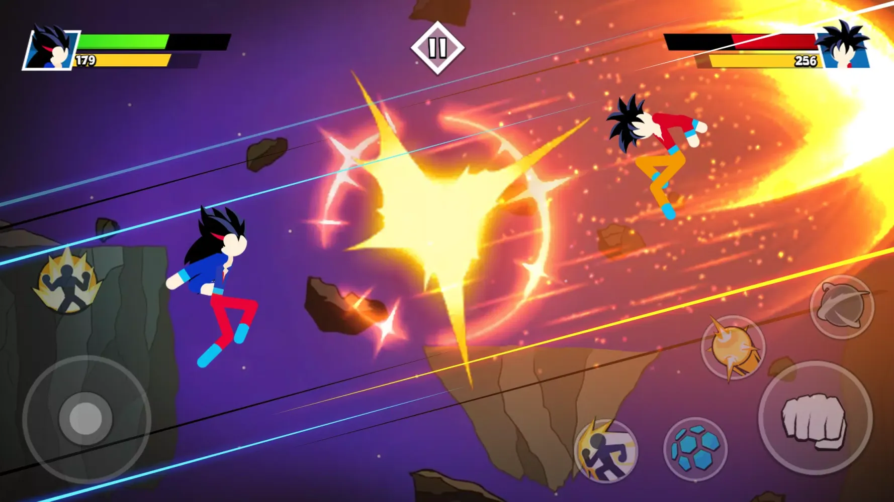 Captures d'écran de Stick Warriors Shadow Fight