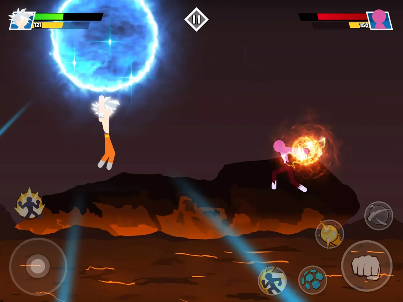 Captures d'écran de Stick Warriors Shadow Fight