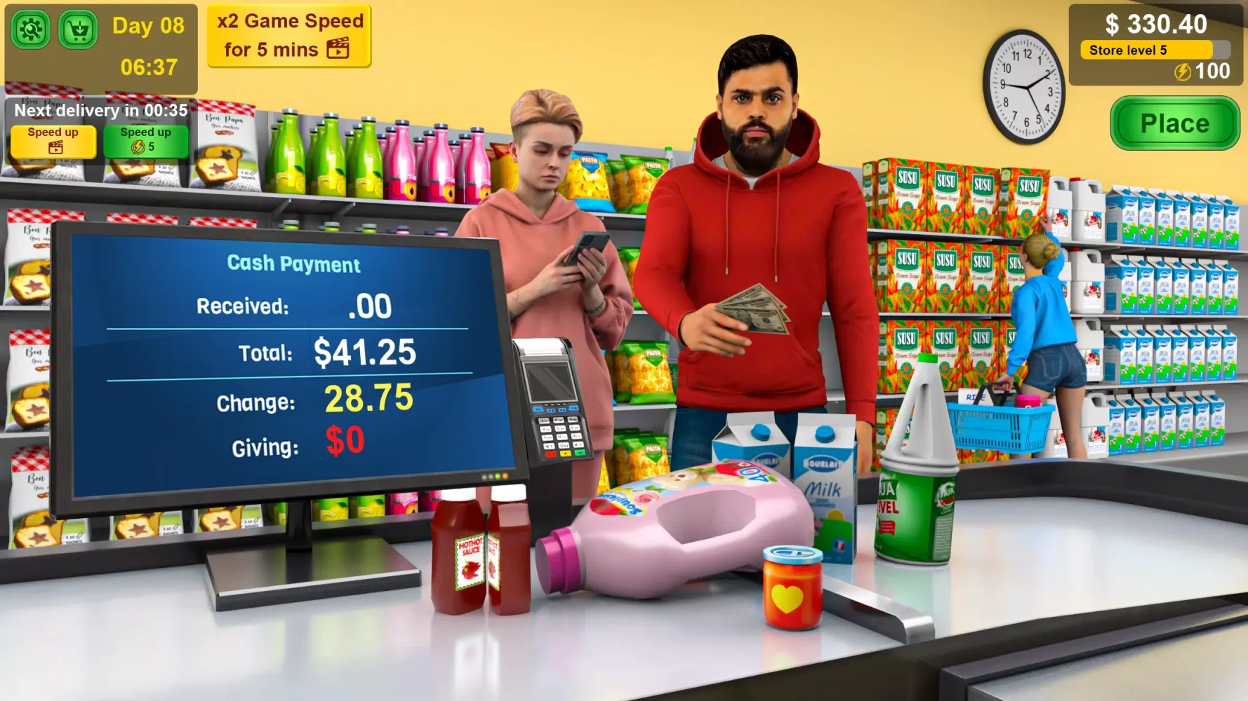 ภาพหน้าจอของ My Supermart Simulator 3D